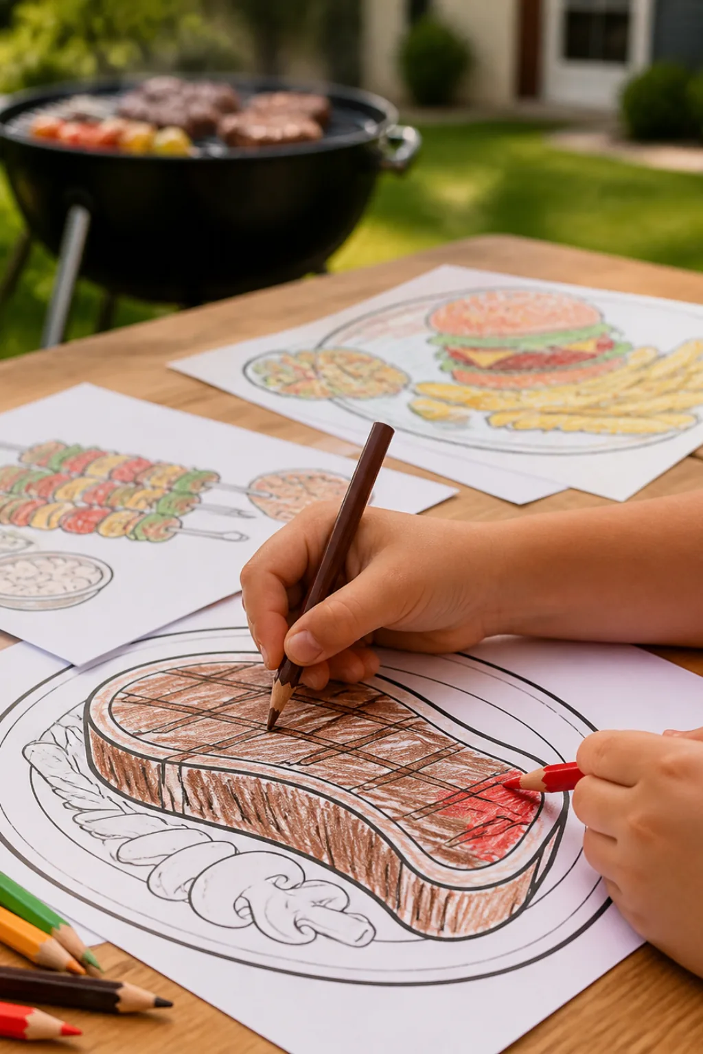 desenho de bife para colorir - 2