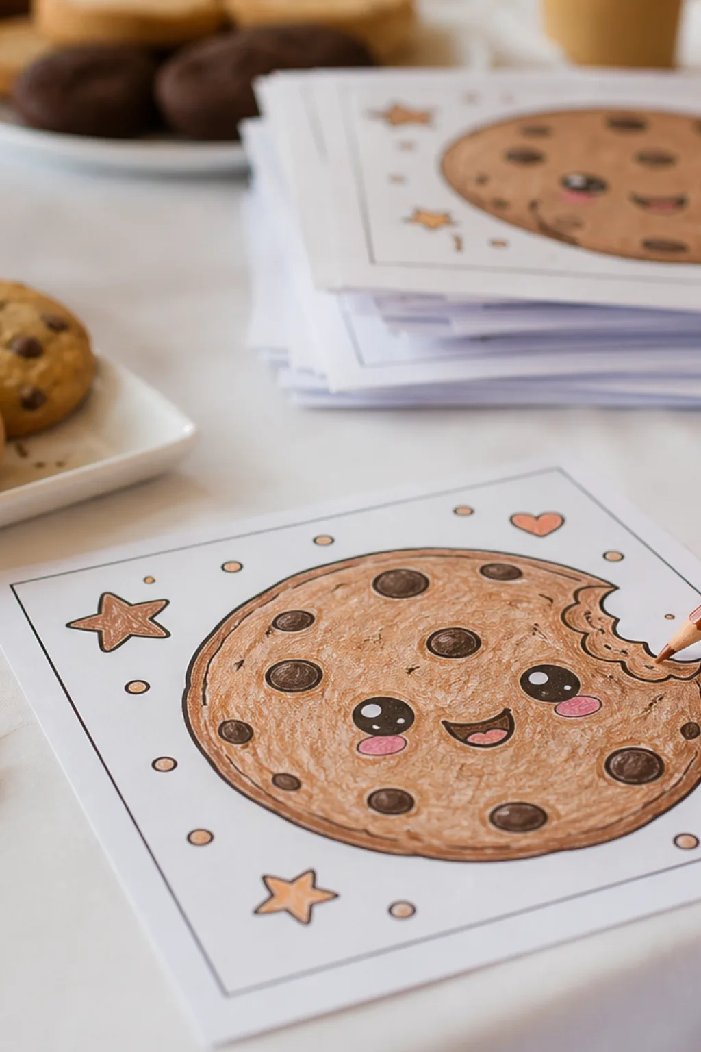 desenhos de biscoito para colorir - 2