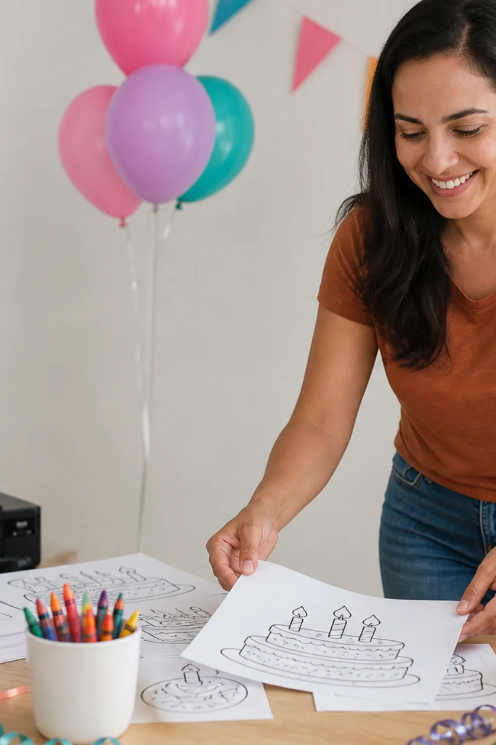 desenhos de bolo para colorir - 1