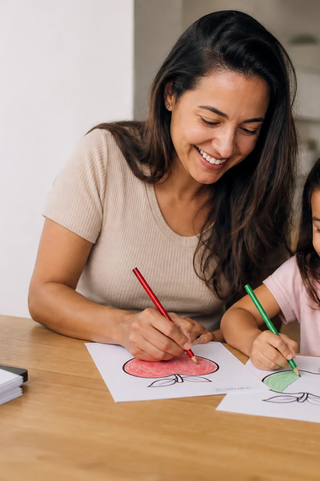 desenhos de maçã para colorir - 1