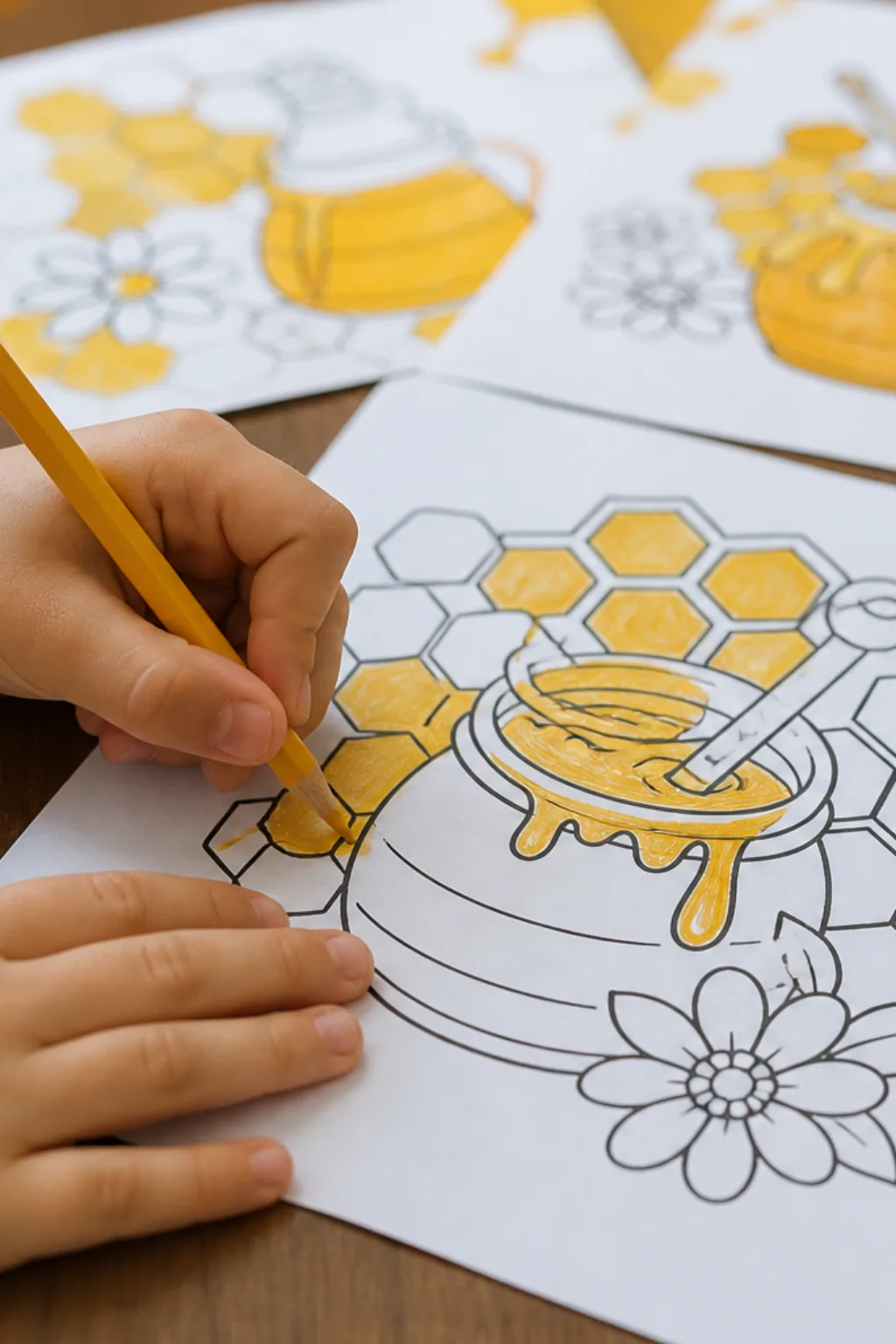 desenhos de mel para colorir - 2