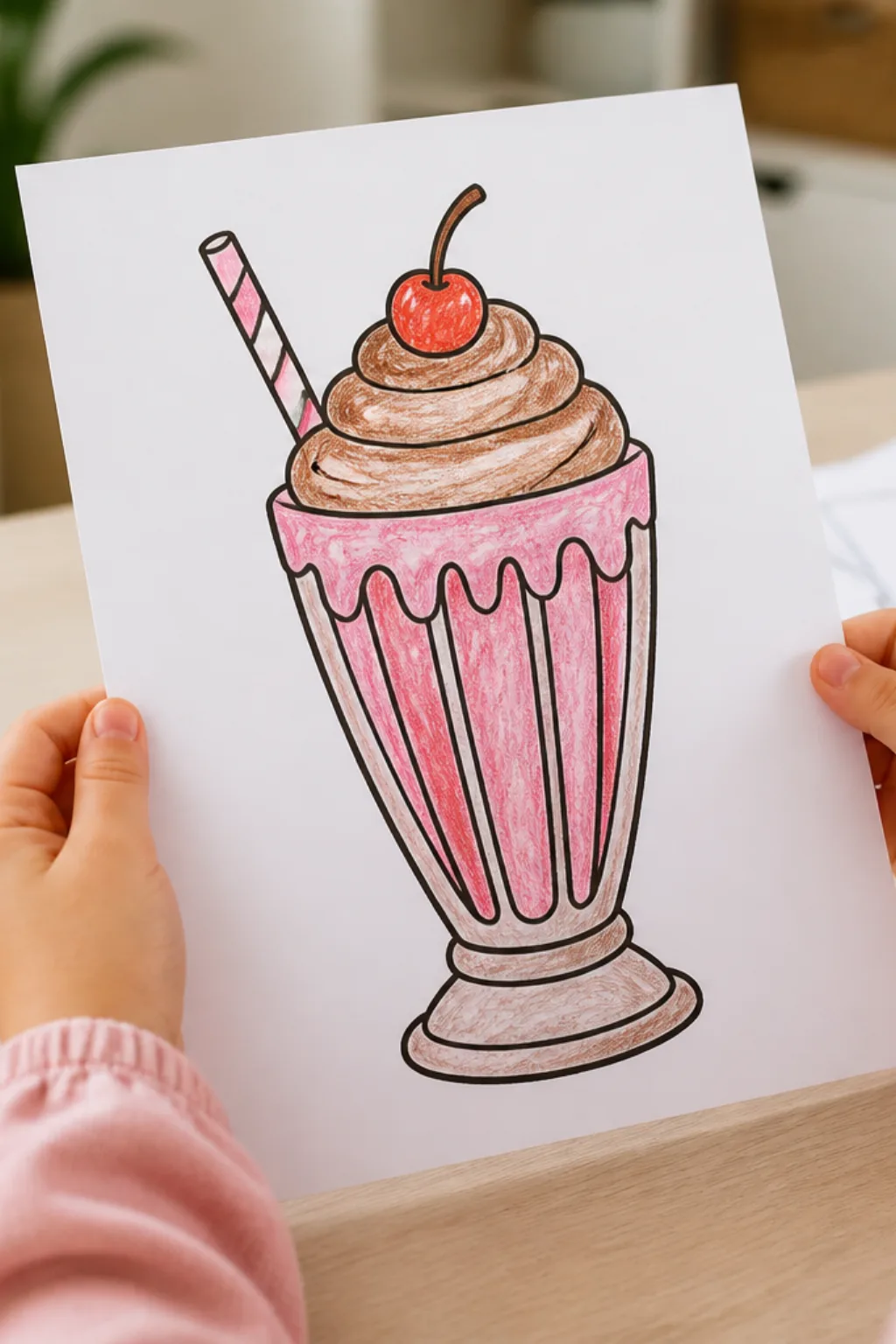 desenhos de milk shake para colorir - 2