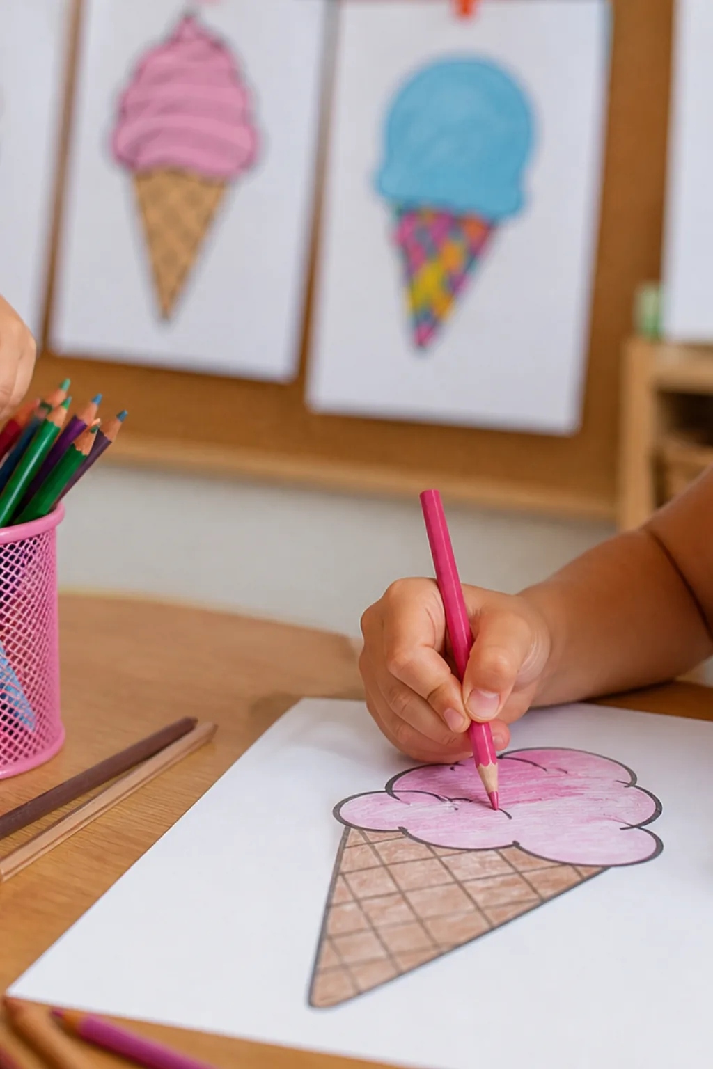 desenhos de sorvete para colorir - 2