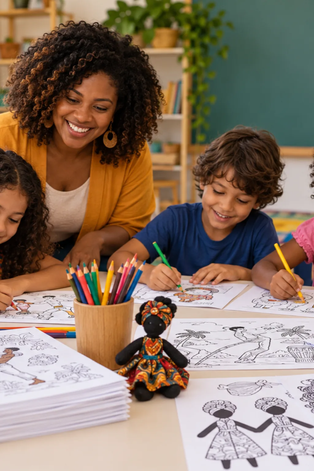 desenhos para colorir — exemplo criado na Desenhos pra Colorir