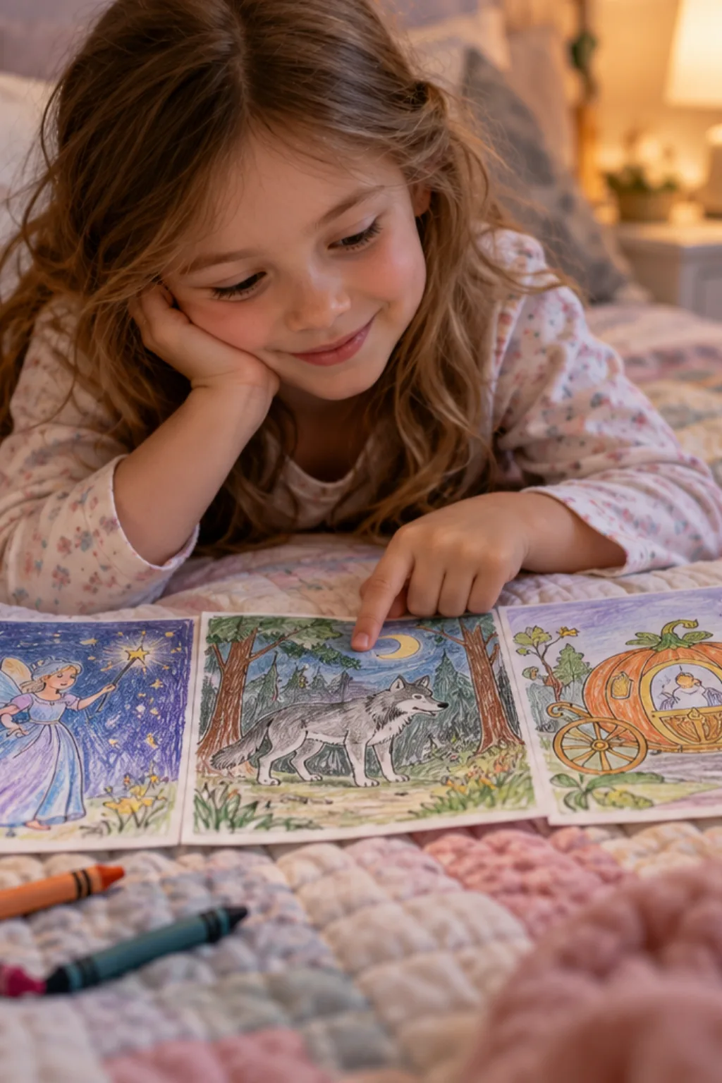 Desenhos de Contos de Fadas para Colorir - Depois