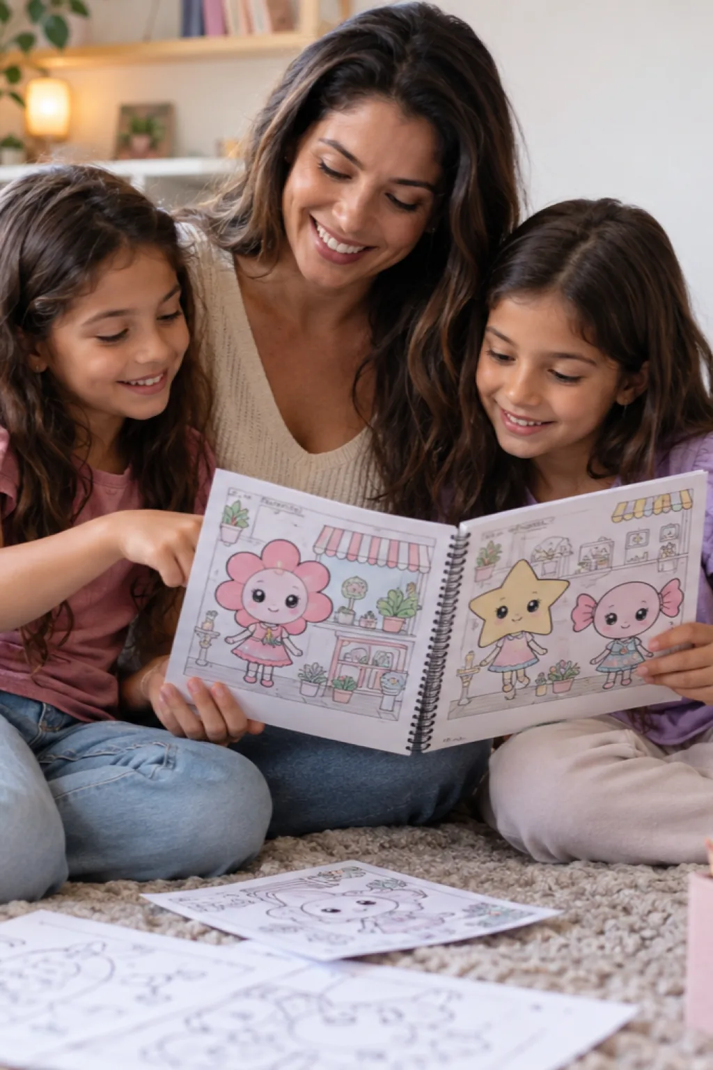 desenhos para colorir — exemplo criado na Desenhos pra Colorir