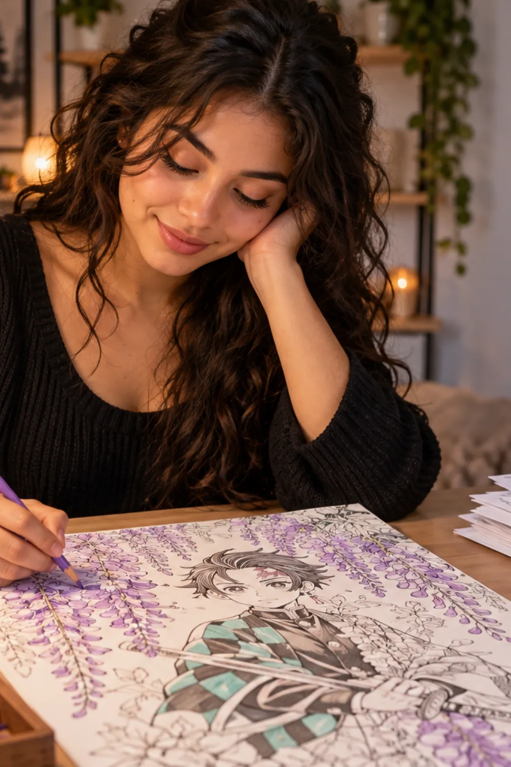 desenhos para colorir — exemplo criado na Desenhos pra Colorir