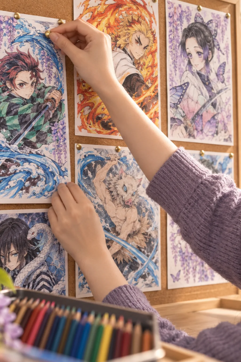 Desenhos de Demon Slayer para Colorir - Depois