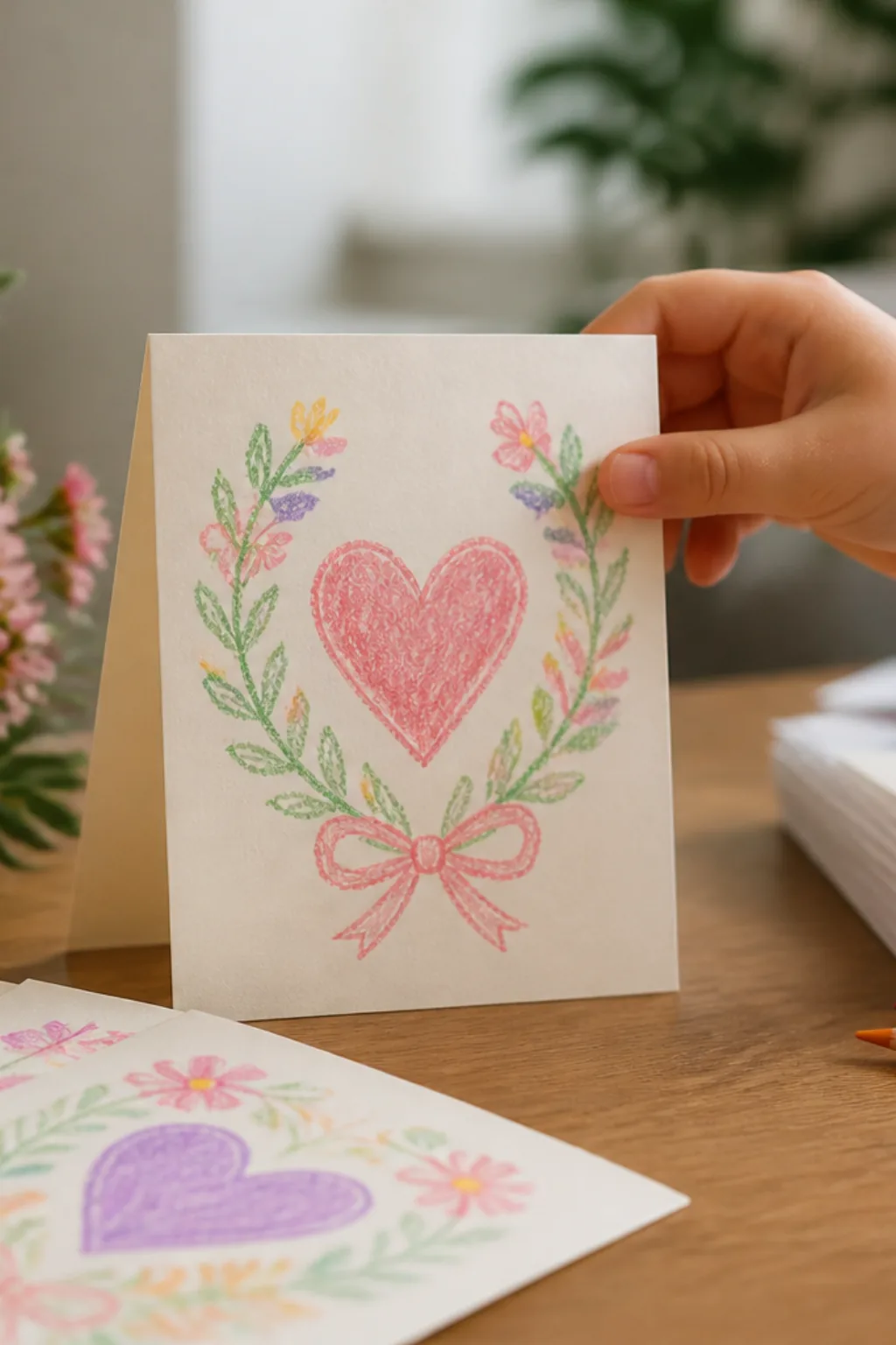 cartões de dia das mães para colorir - 2