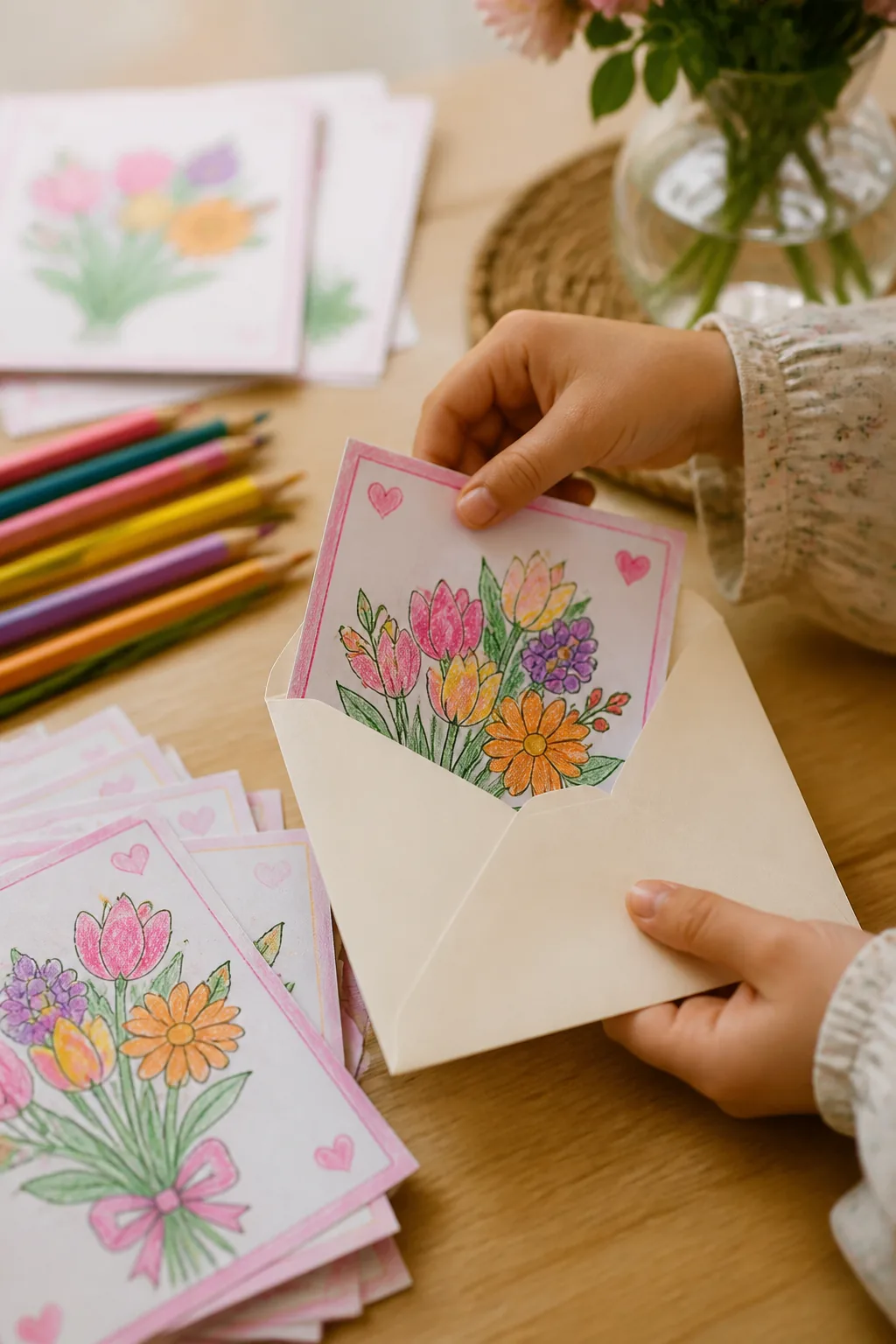 convites de dia das mães para colorir - 2