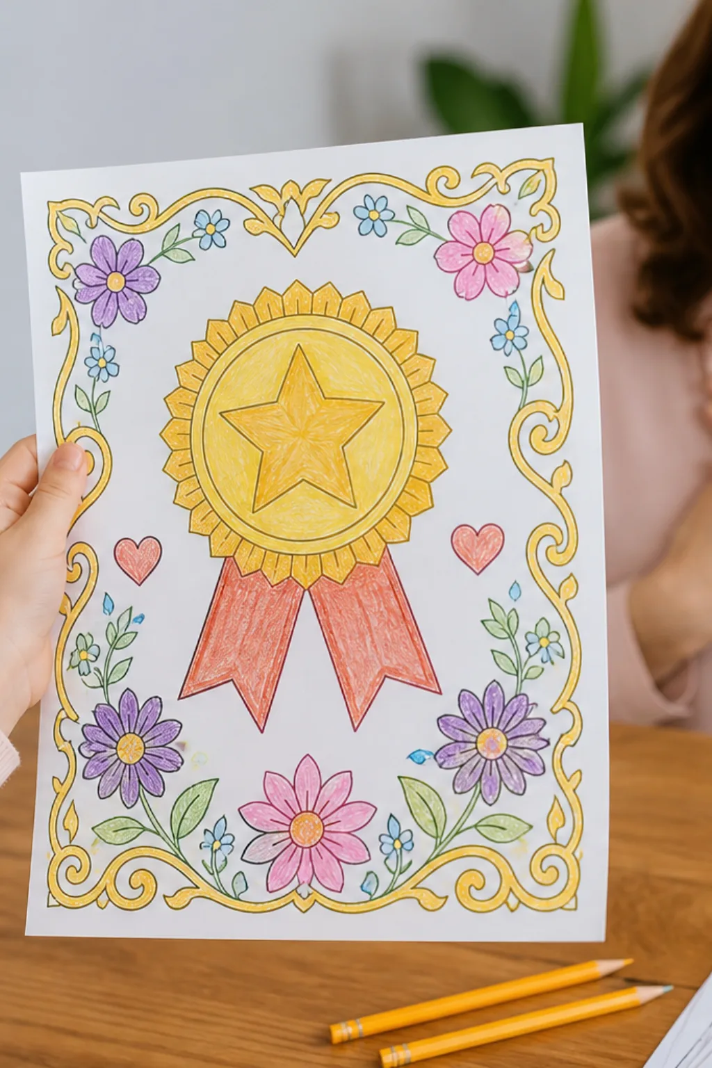 desenhos com a frase mãe de ouro para colorir no dia das mães - 2