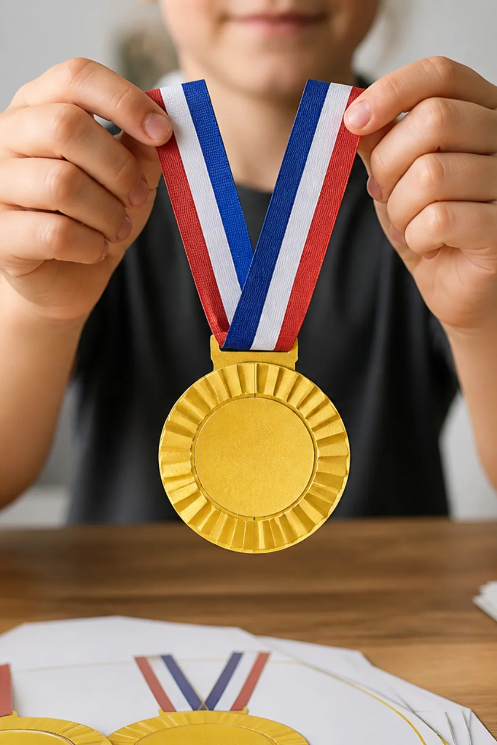 desenhos de medalhas para o Dia dos Pais para colorir - 2