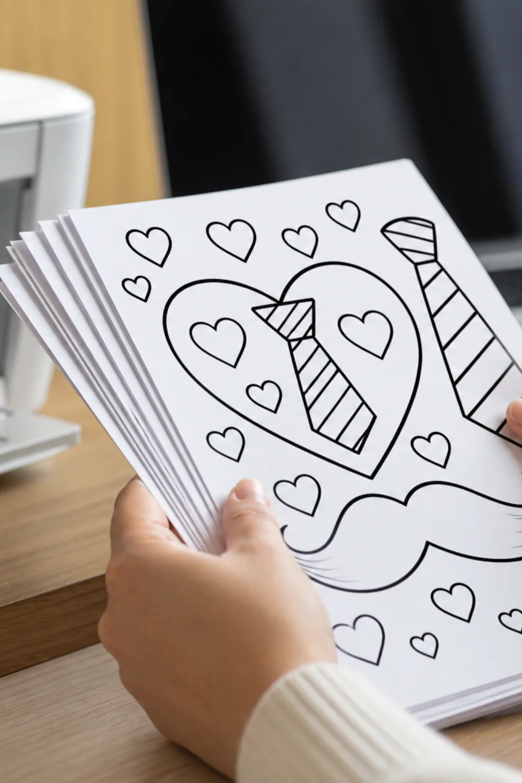 desenhos do Dia dos Pais para colorir em PDF - 2