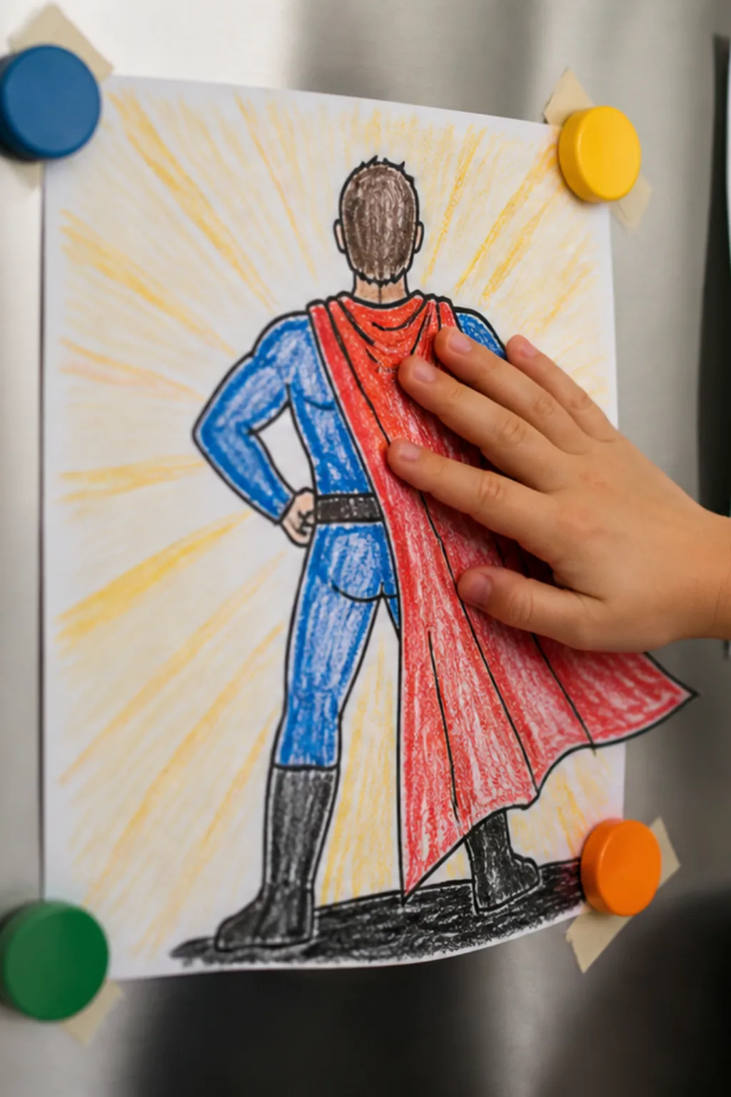 desenhos de Super Pai para colorir - 2