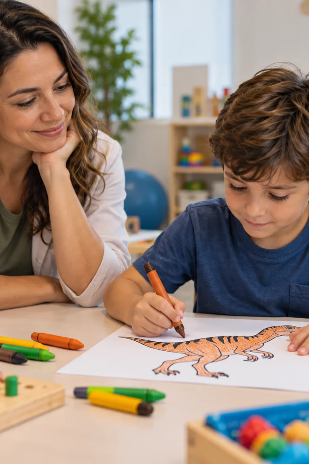 desenhos de atrociraptor para colorir — exemplo criado na Desenhos pra Colorir