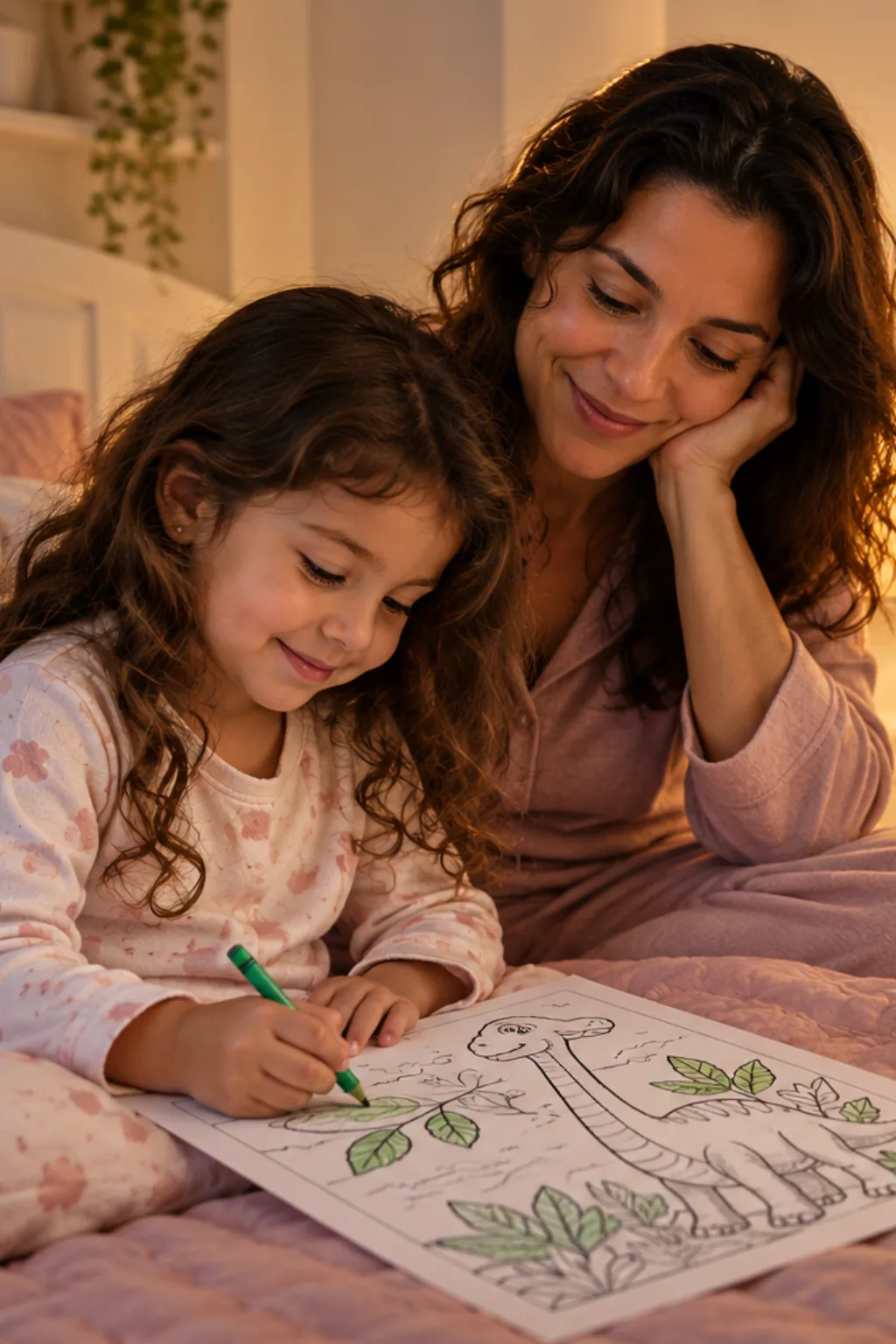 desenhos de dinossauros herbívoros para colorir — exemplo criado na Desenhos pra Colorir