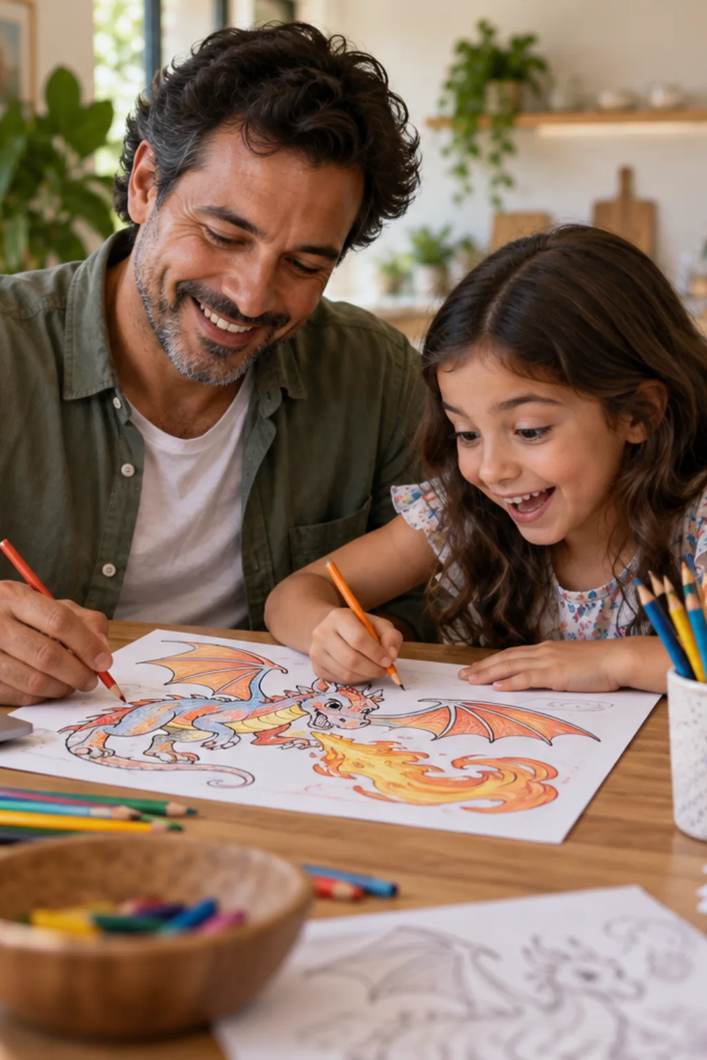 desenhos para colorir — exemplo criado na Desenhos pra Colorir