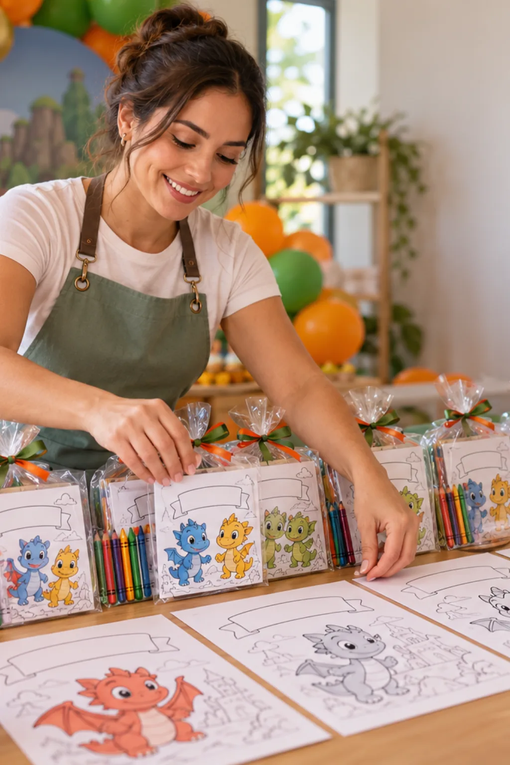 desenhos de Dragões: Equipe de Resgate para colorir — exemplo criado na Desenhos pra Colorir