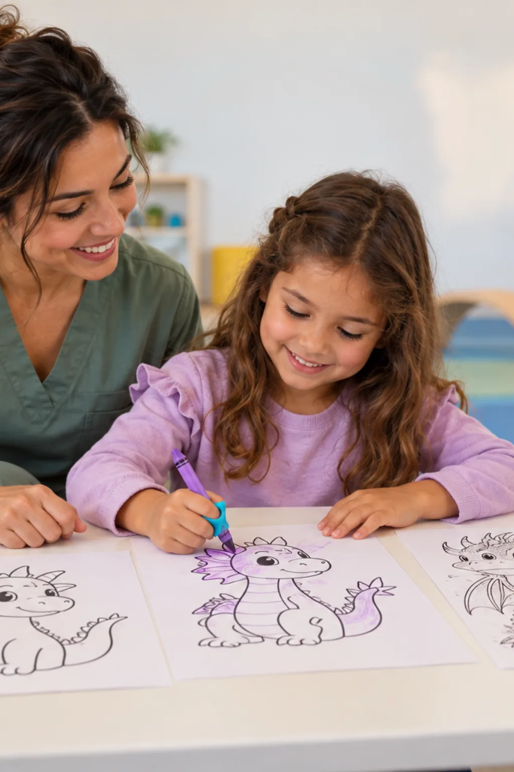desenhos da Tempestade de Como Treinar Seu Dragão para colorir — exemplo criado na Desenhos pra Colorir