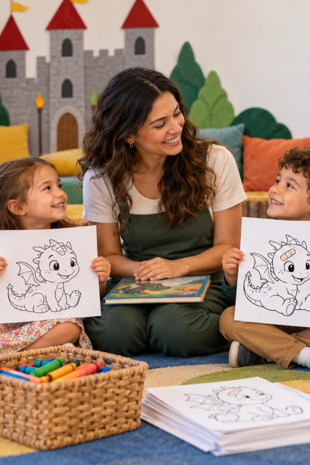 desenhos do Zog para colorir — exemplo criado na Desenhos pra Colorir