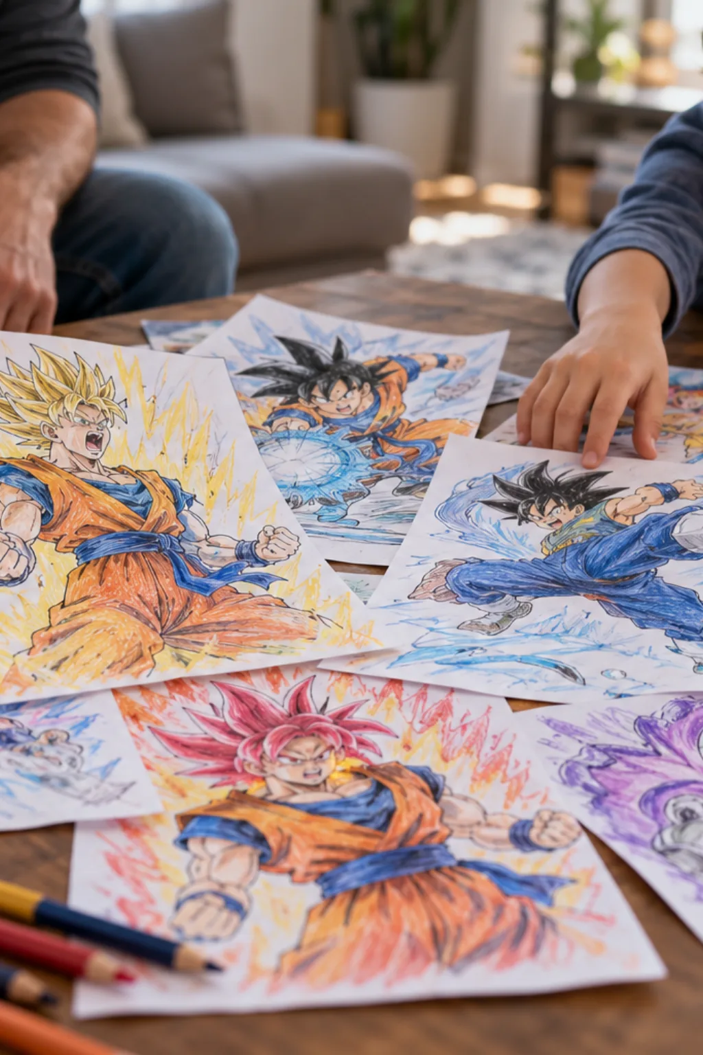 Desenhos do Dragon Ball para Colorir - Depois