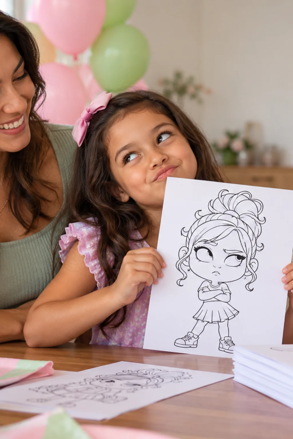 desenhos da Nojinho de Divertida Mente para colorir — exemplo criado na Desenhos pra Colorir
