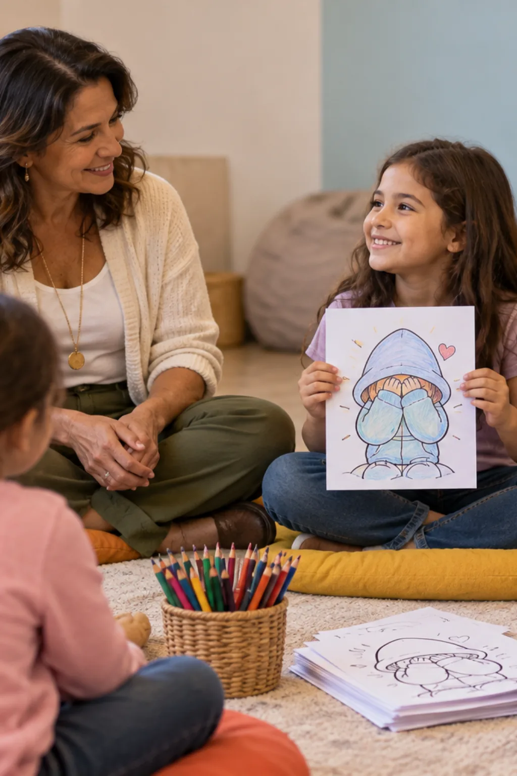 desenhos da Vergonha de Divertida Mente para colorir — exemplo criado na Desenhos pra Colorir