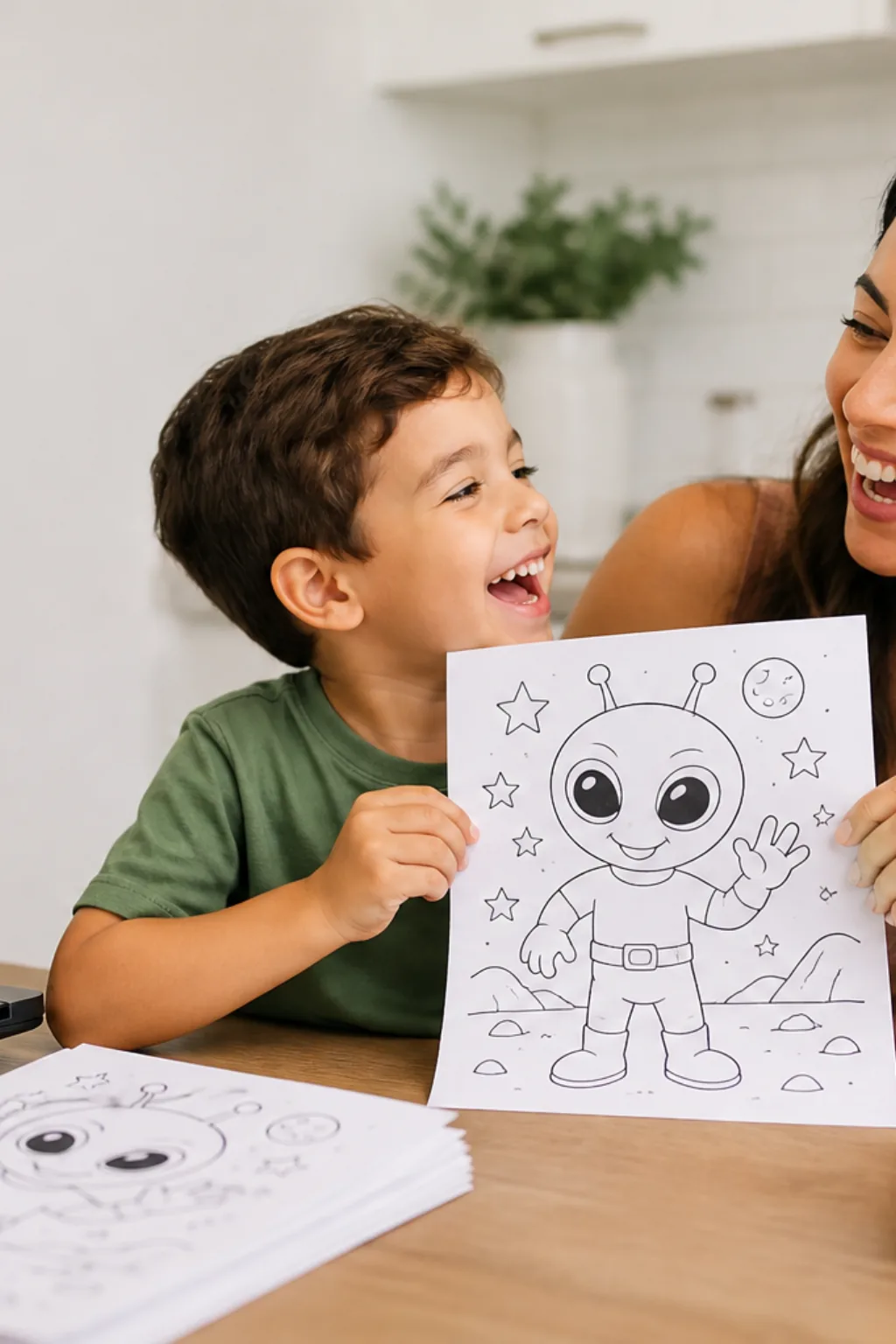 desenhos de alienígena para colorir - 1