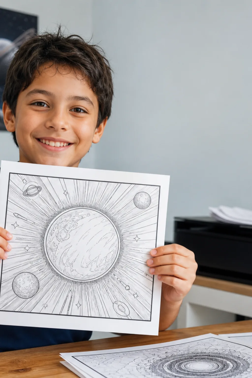 desenhos de anã branca para colorir — exemplo criado na Desenhos pra Colorir