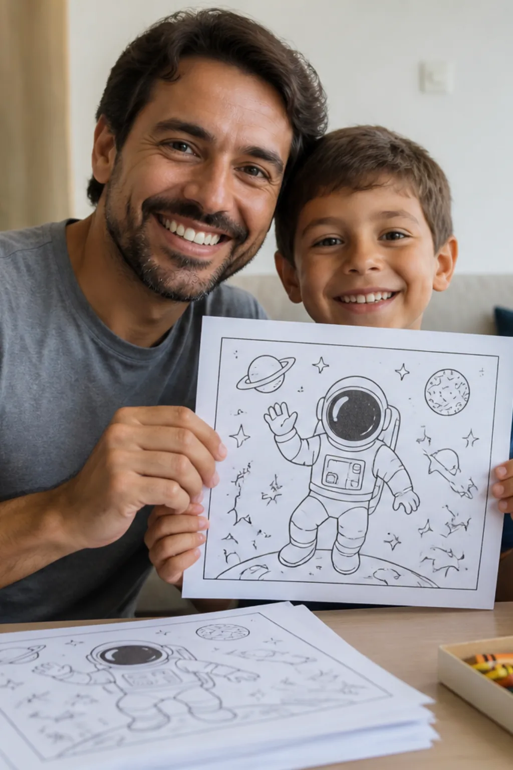 desenhos de astronauta para colorir - 1