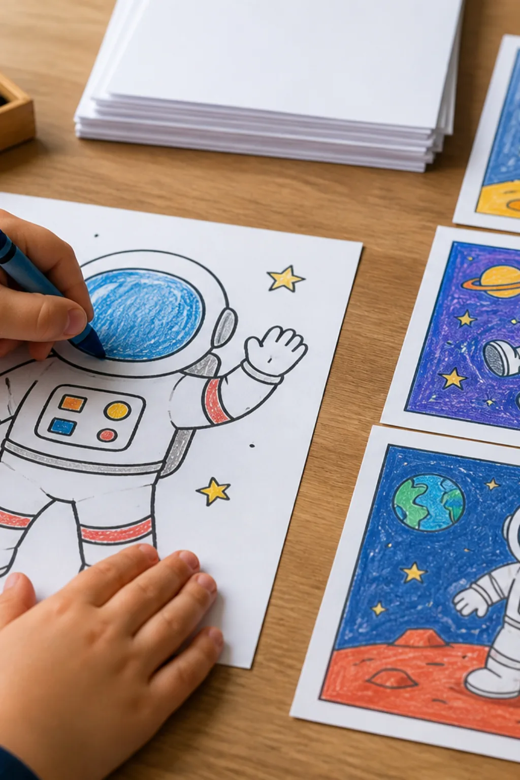 desenhos de astronauta para colorir - 2