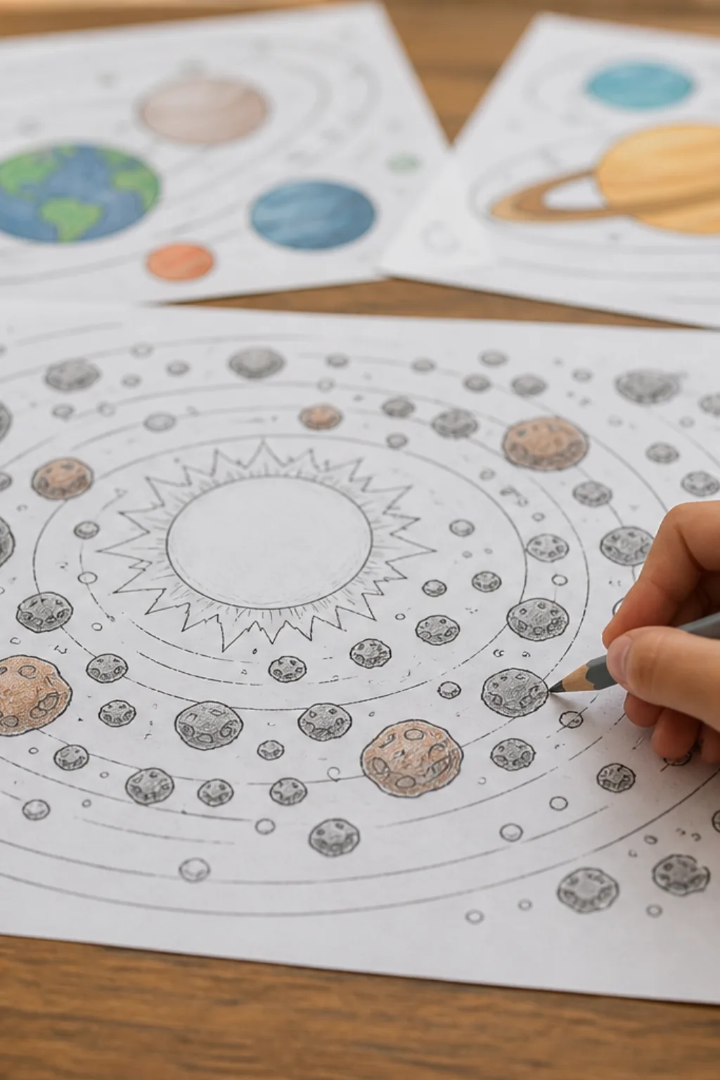 desenhos do cinturão de asteroides para colorir - 2