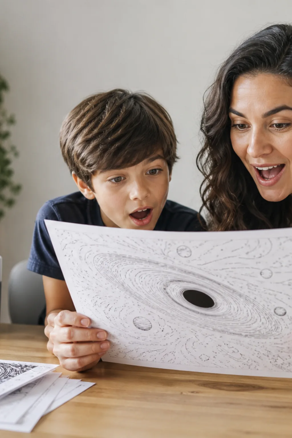 desenhos de energia escura para colorir — exemplo criado na Desenhos pra Colorir