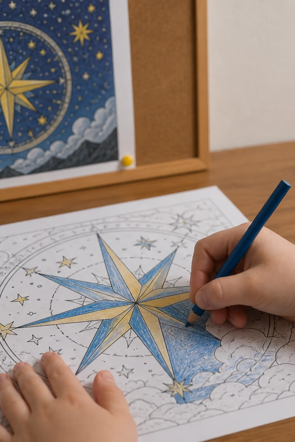 desenhos da estrela polar para colorir - 2