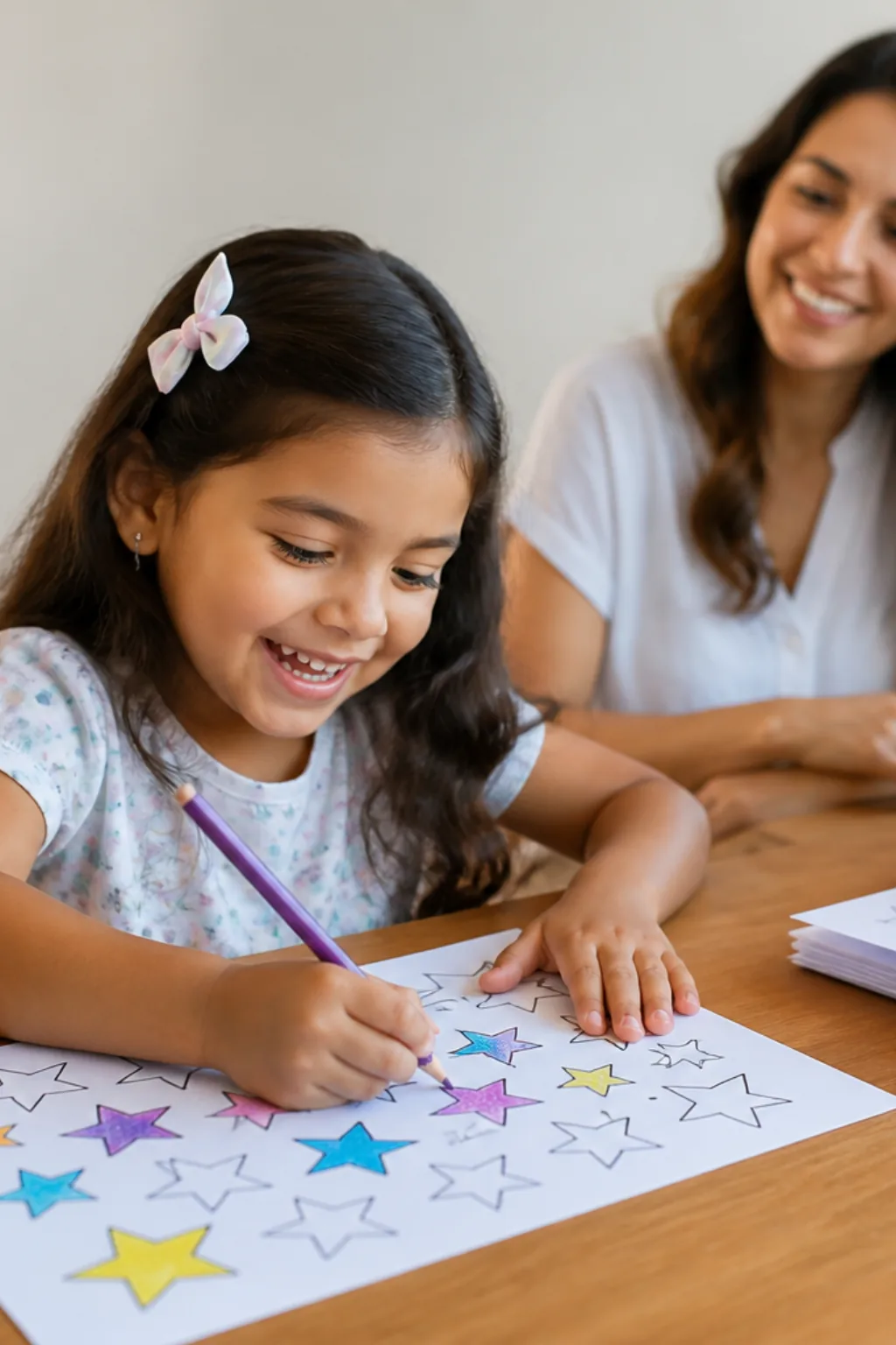desenhos de estrelas para colorir — exemplo criado na Desenhos pra Colorir