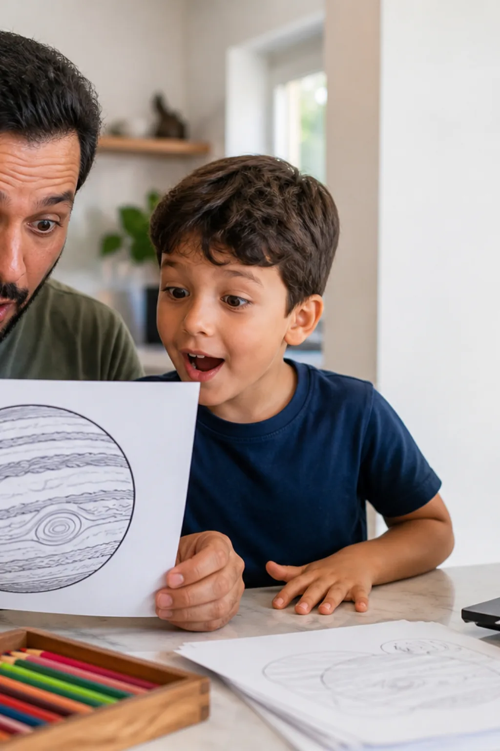 desenhos de júpiter para colorir - 1