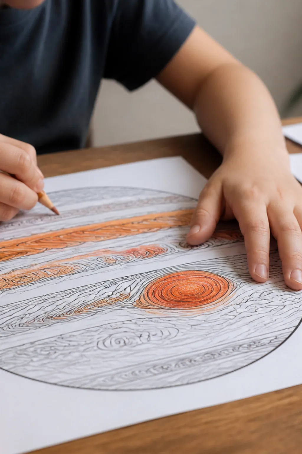 desenhos de júpiter para colorir - 2