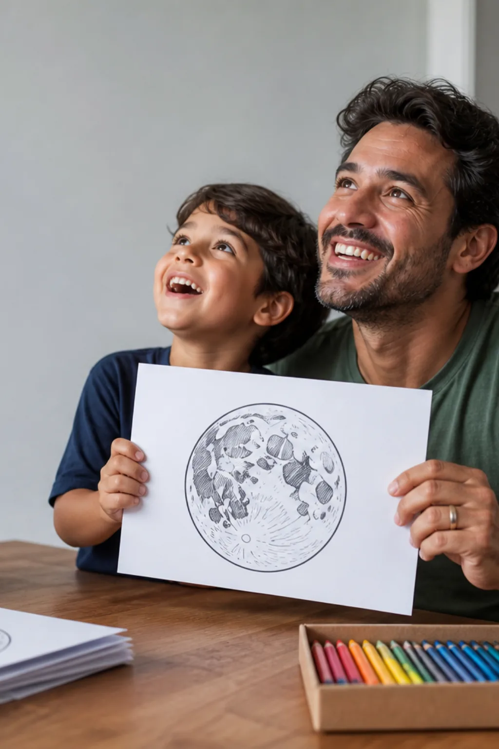 desenhos da lua para colorir - 1