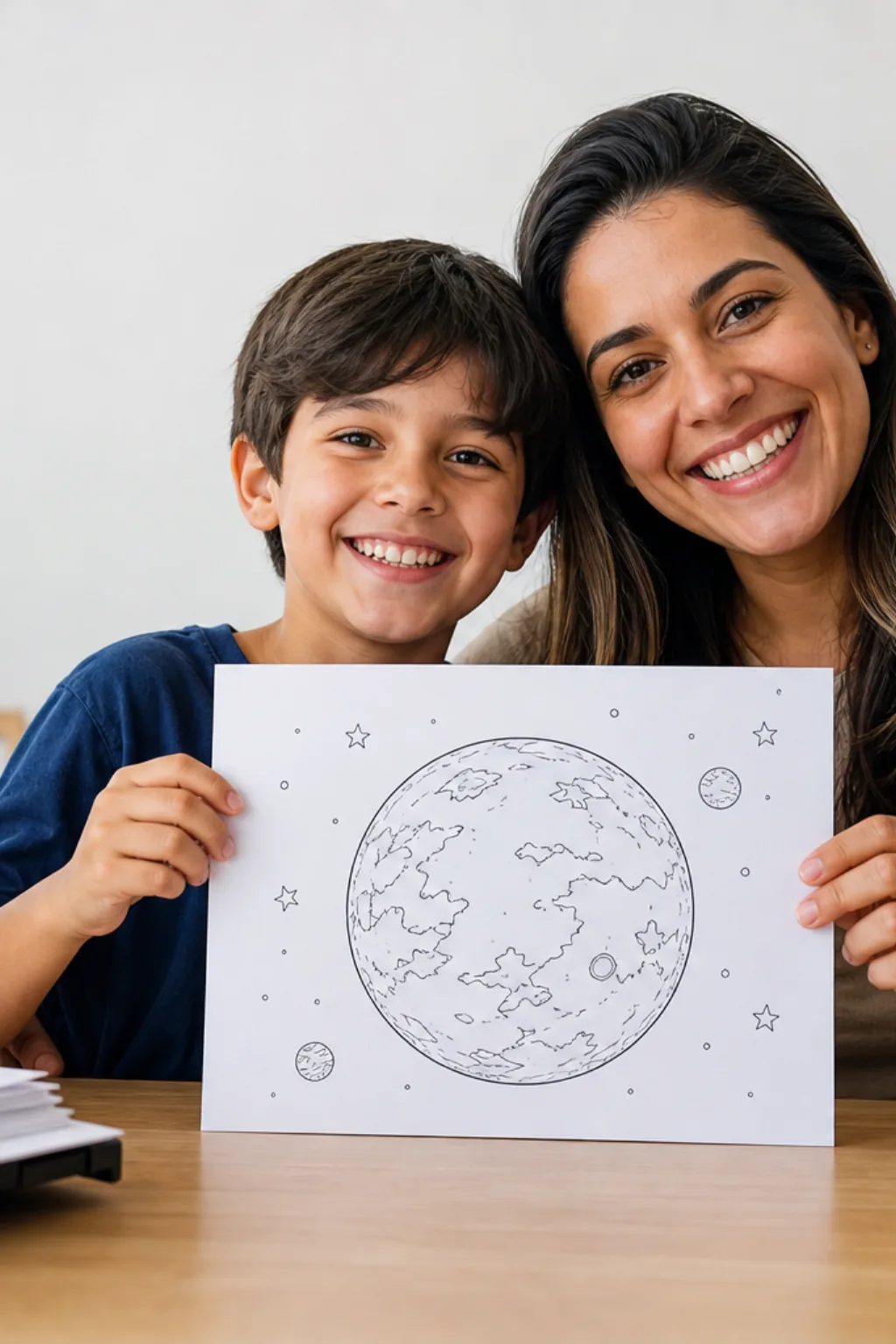 desenhos de marte para colorir - 1