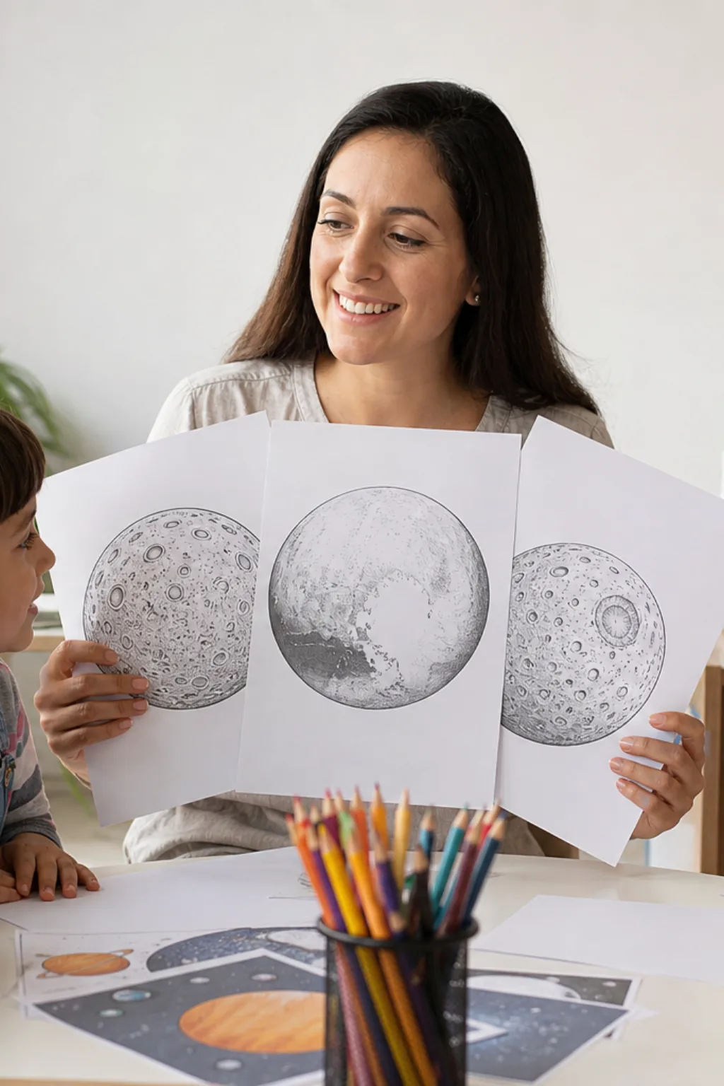 desenhos de planetas anões para colorir - 1