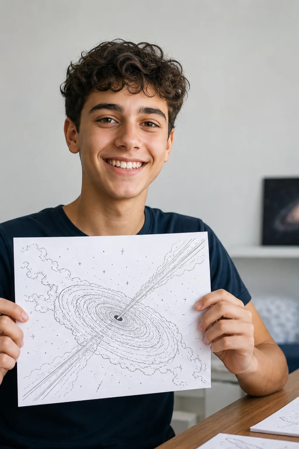 desenhos de quasar para colorir — exemplo criado na Desenhos pra Colorir