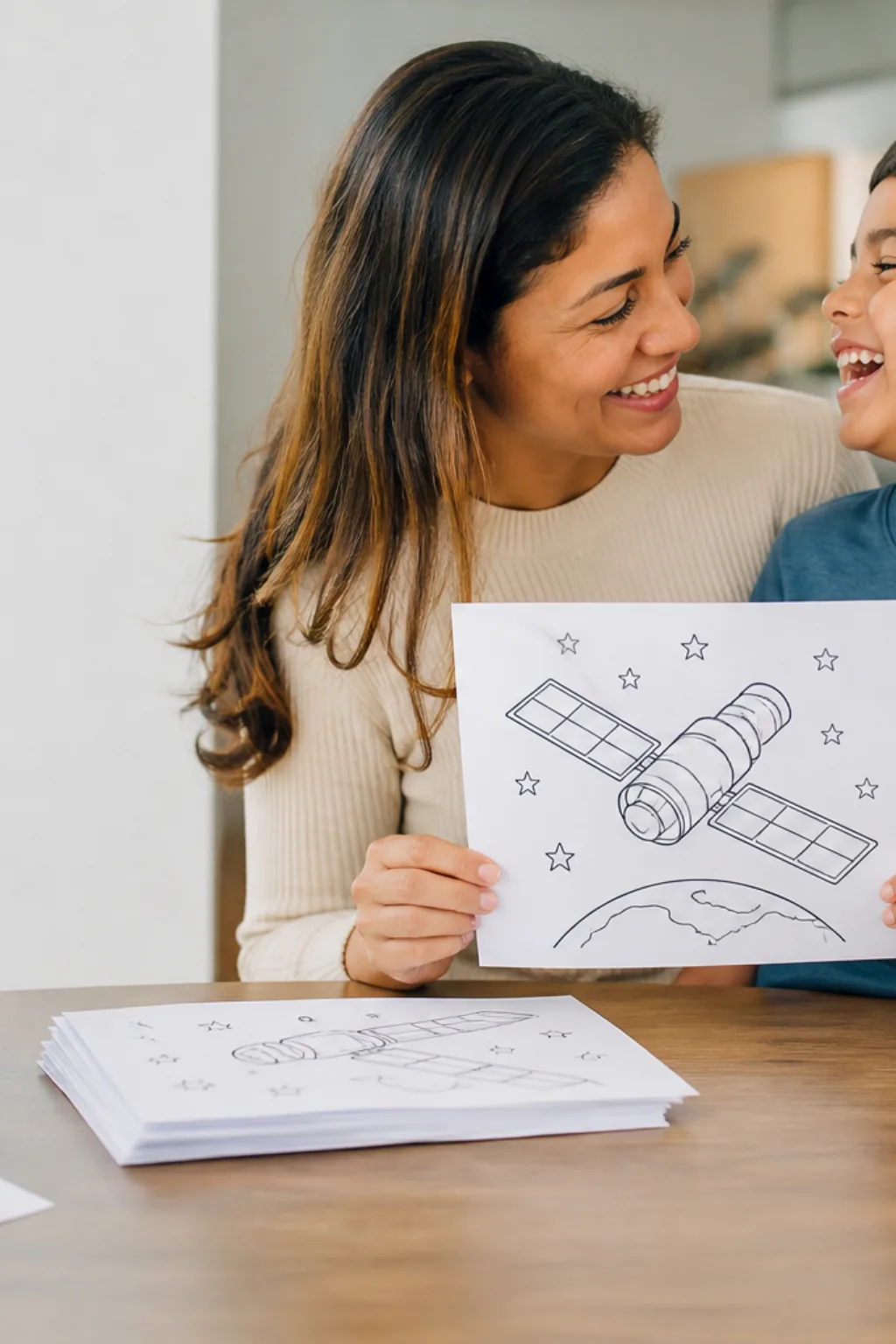 desenhos de satélite para colorir - 1
