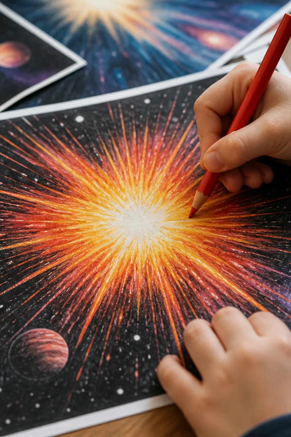 desenhos de supernova para colorir - 2