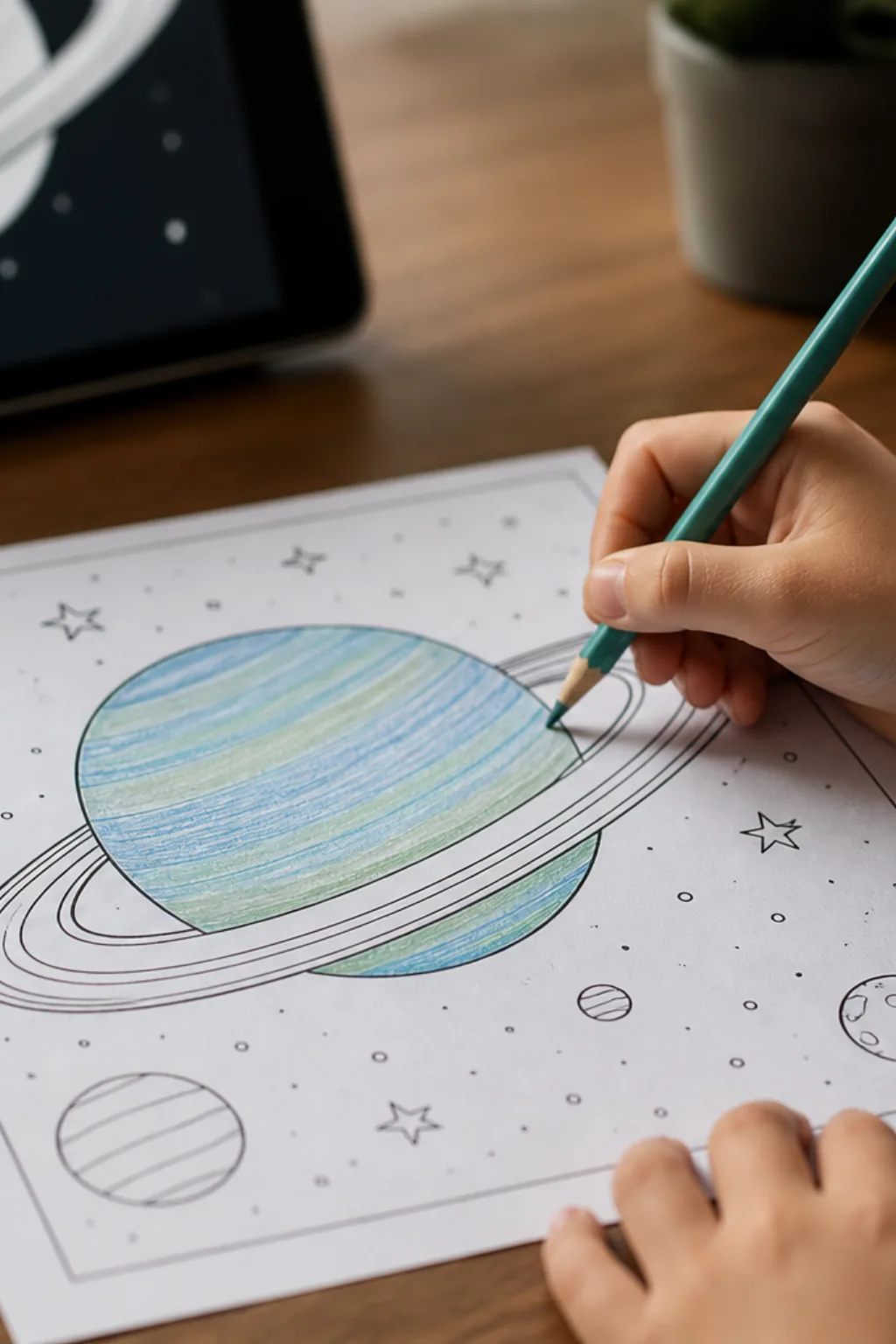 desenhos de urano para colorir - 2