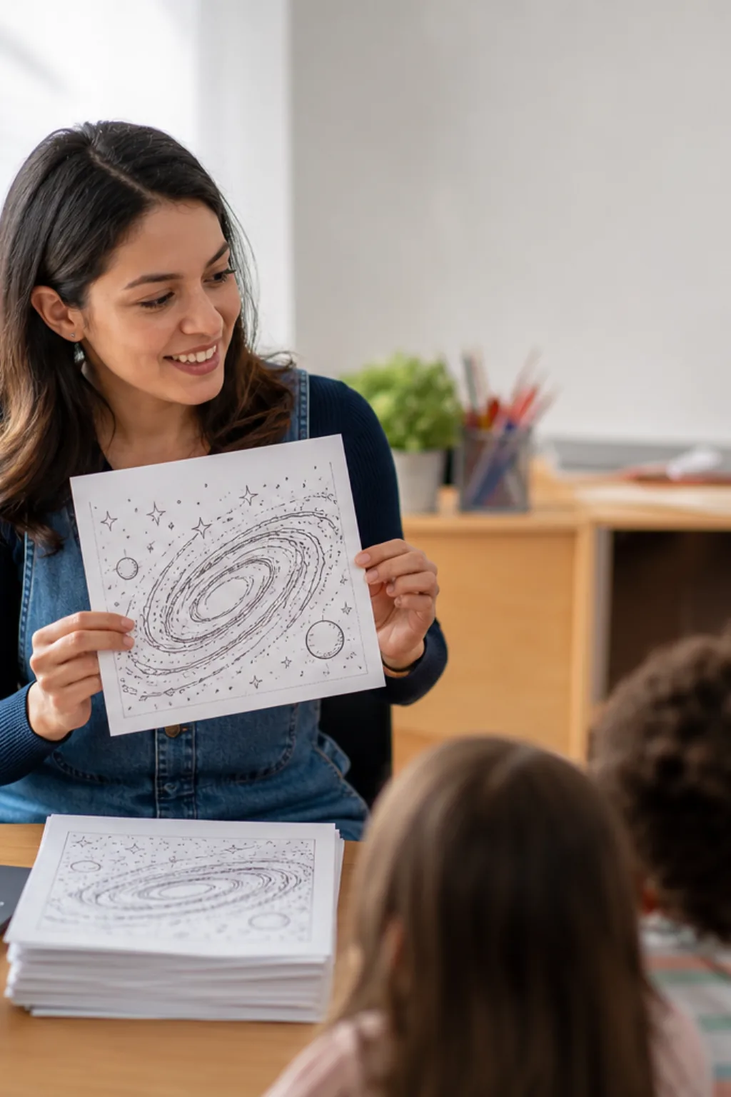 desenhos da via láctea para colorir - 1