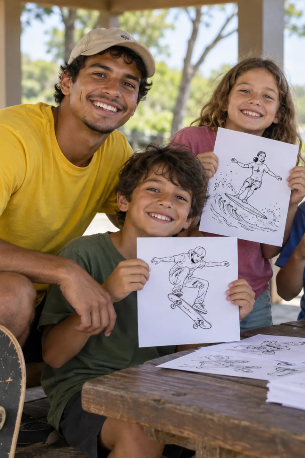 desenhos para colorir — exemplo criado na Desenhos pra Colorir