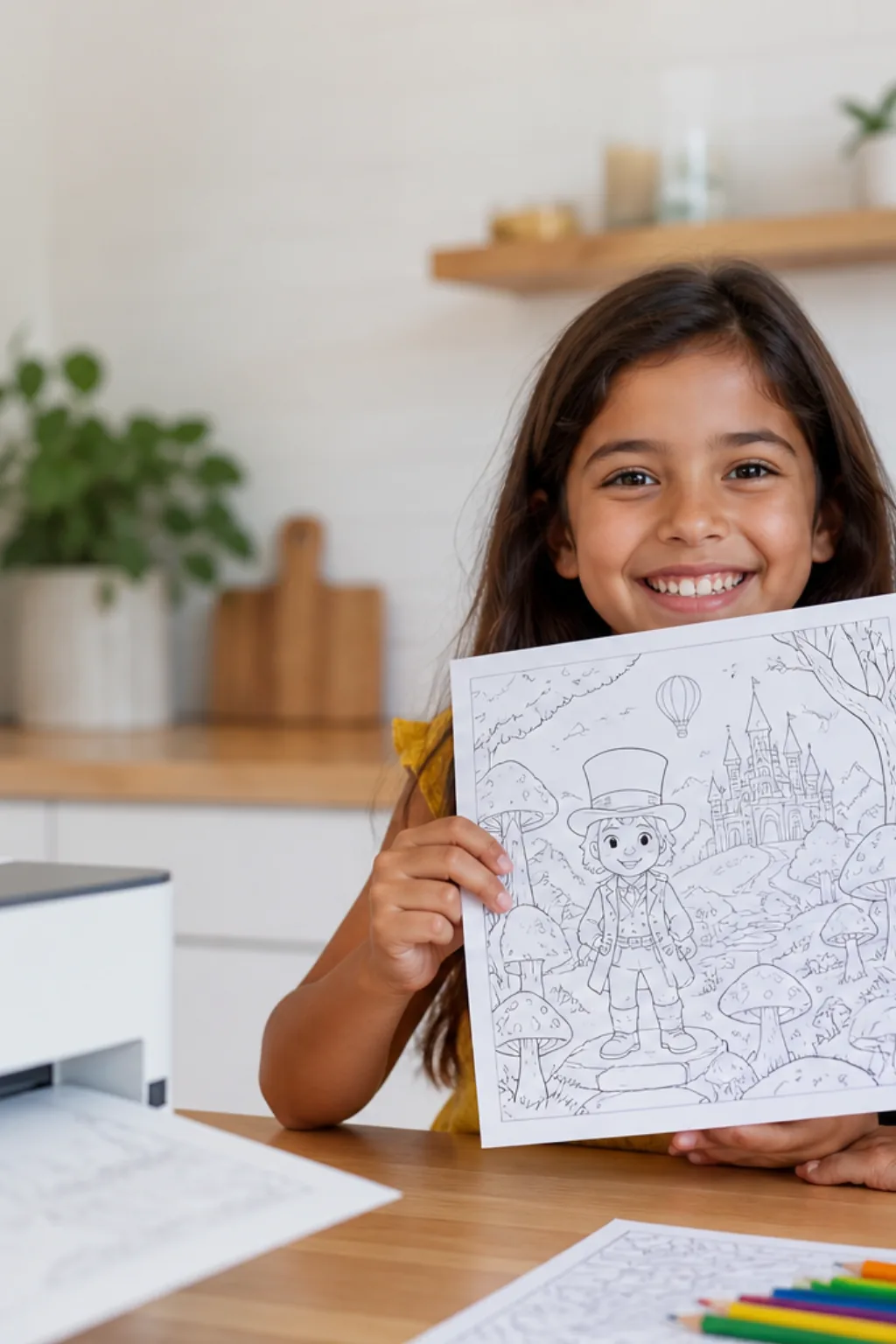 desenhos de A Hat in Time para colorir — exemplo criado na Desenhos pra Colorir