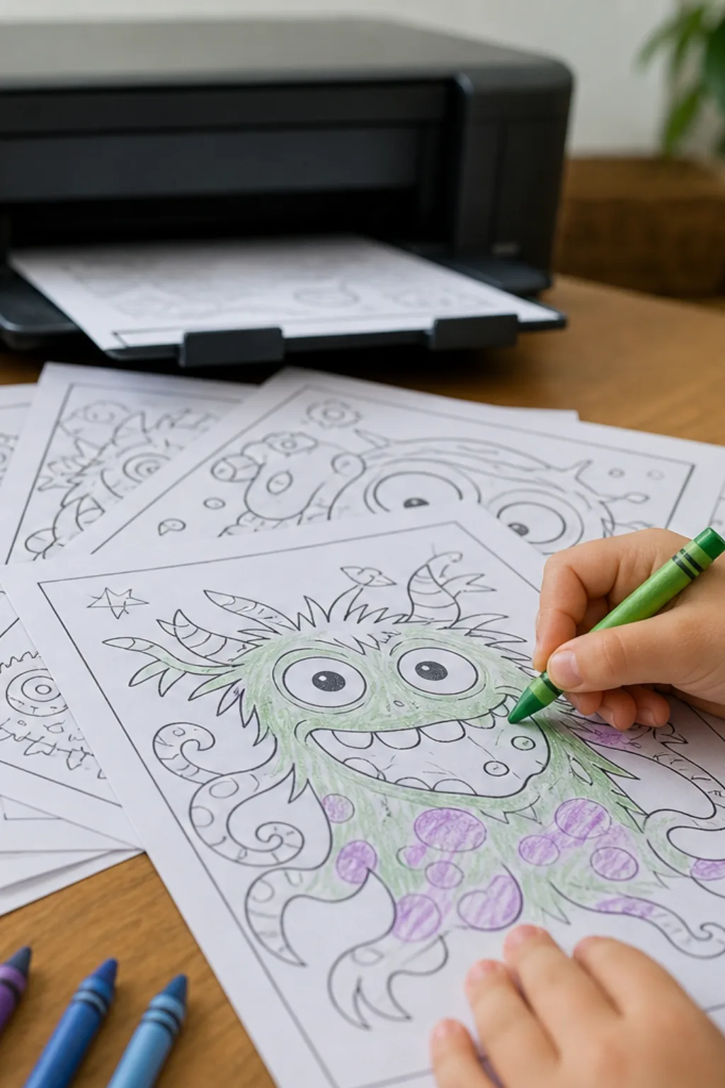 desenhos de Aaahh!!! Monstros para colorir - 2