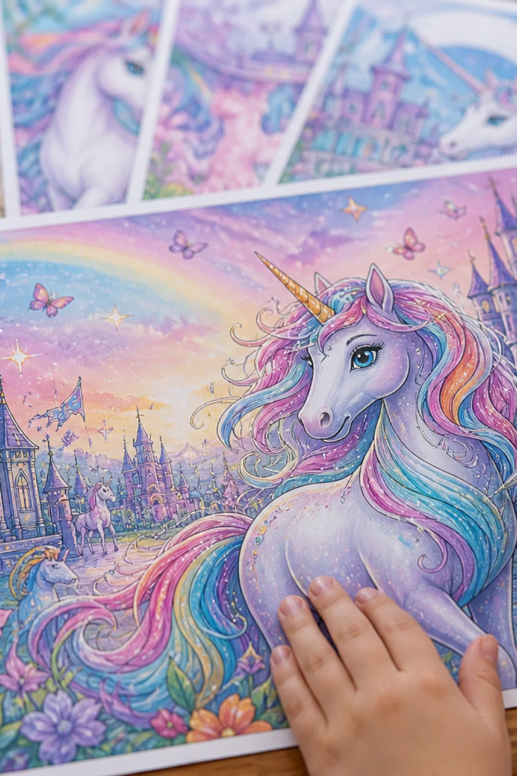 desenhos da Academia de Unicórnios para colorir - 2