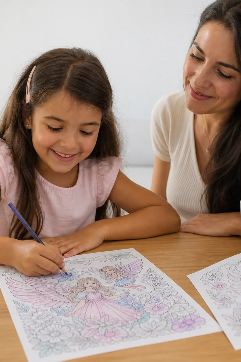 desenhos de Angel's Friends para colorir — exemplo criado na Desenhos pra Colorir